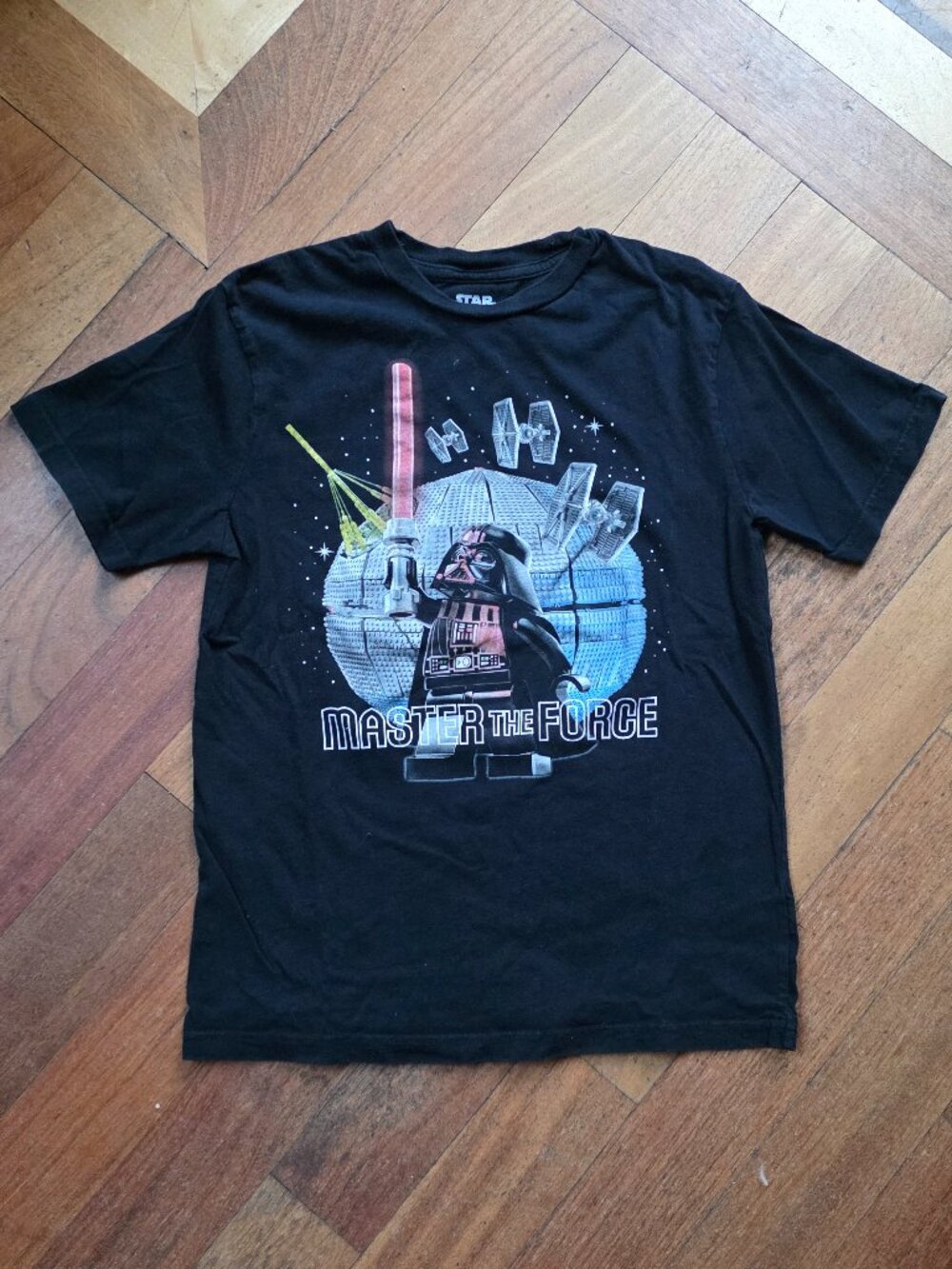 Lego Star Wars "Master The Force" Boys T-Shirt Size Medium